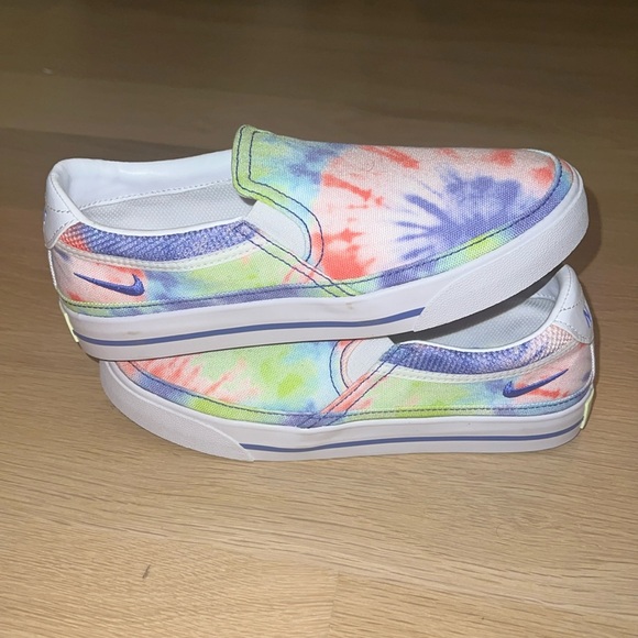 Nike Court Legacy Slip On-Multi Color Tie Dye - Picture 1 of 3